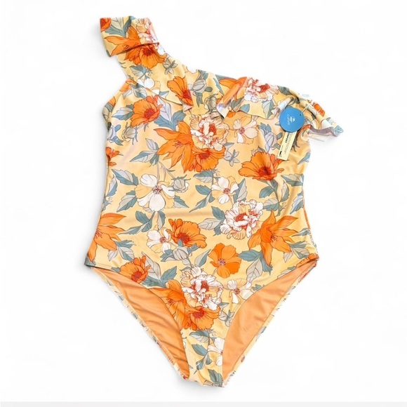 NWT Ruffle One Shoulder One Piece XL - Picture 1 of 5